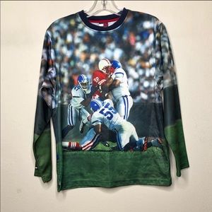VTG Tommy Hilfiger Football Long Sleeve M